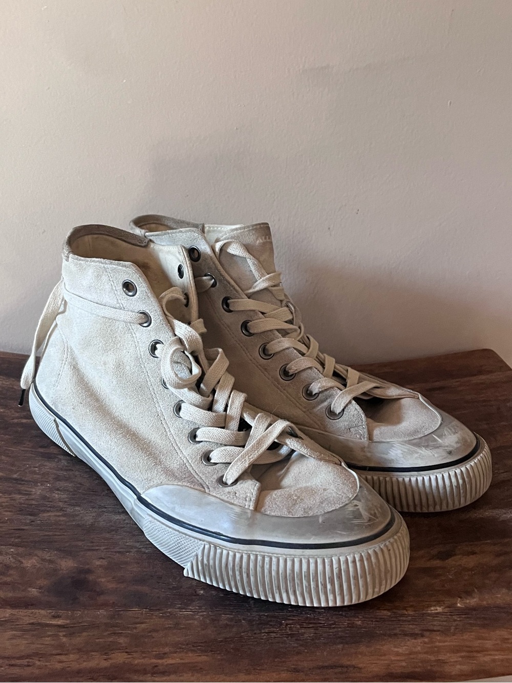 All Saint Suede high tops